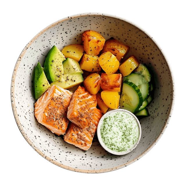 Salmon bowl