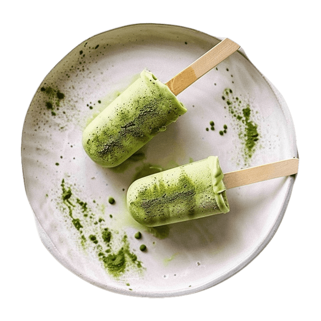 Lody kokosowe z matchą