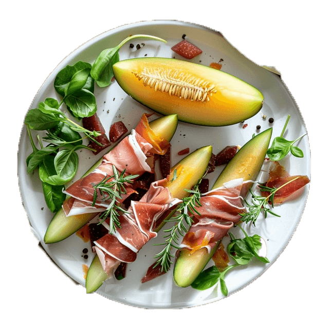 Melon z szynką parmeńską