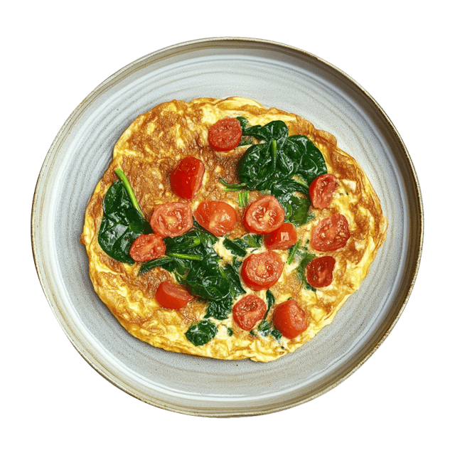 Omlet ze szpinakiem