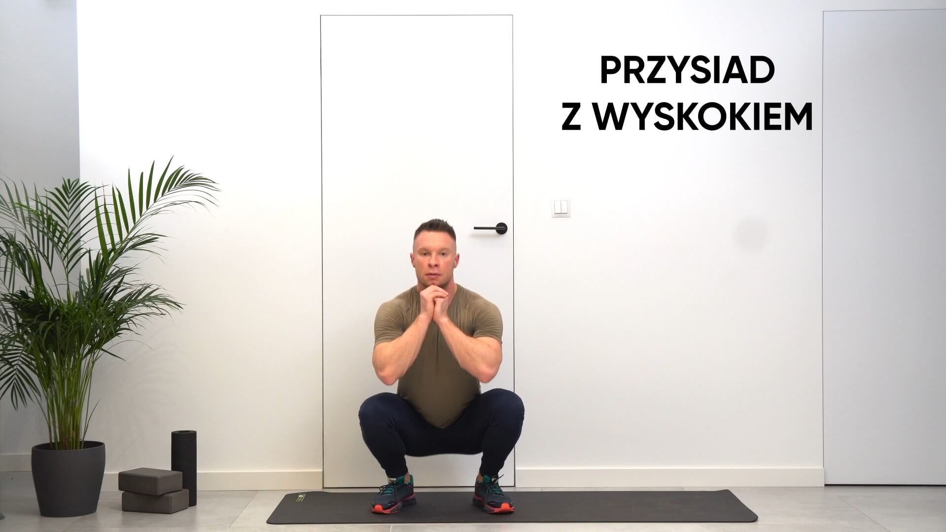 Zdjęcie ćwiczenia Przysiad z wyskokiem