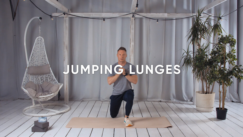 Zdjęcie ćwiczenia Jumping lunges