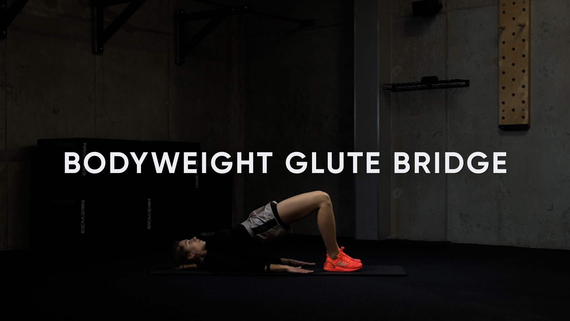 Zdjęcie ćwiczenia Bodyweight glute bridge (Mostek biodrowy)