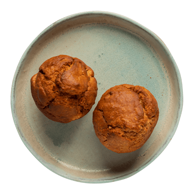Słodkie muffiny z ananasem