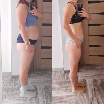 Metamorfoza - Karolina - widok z boku
