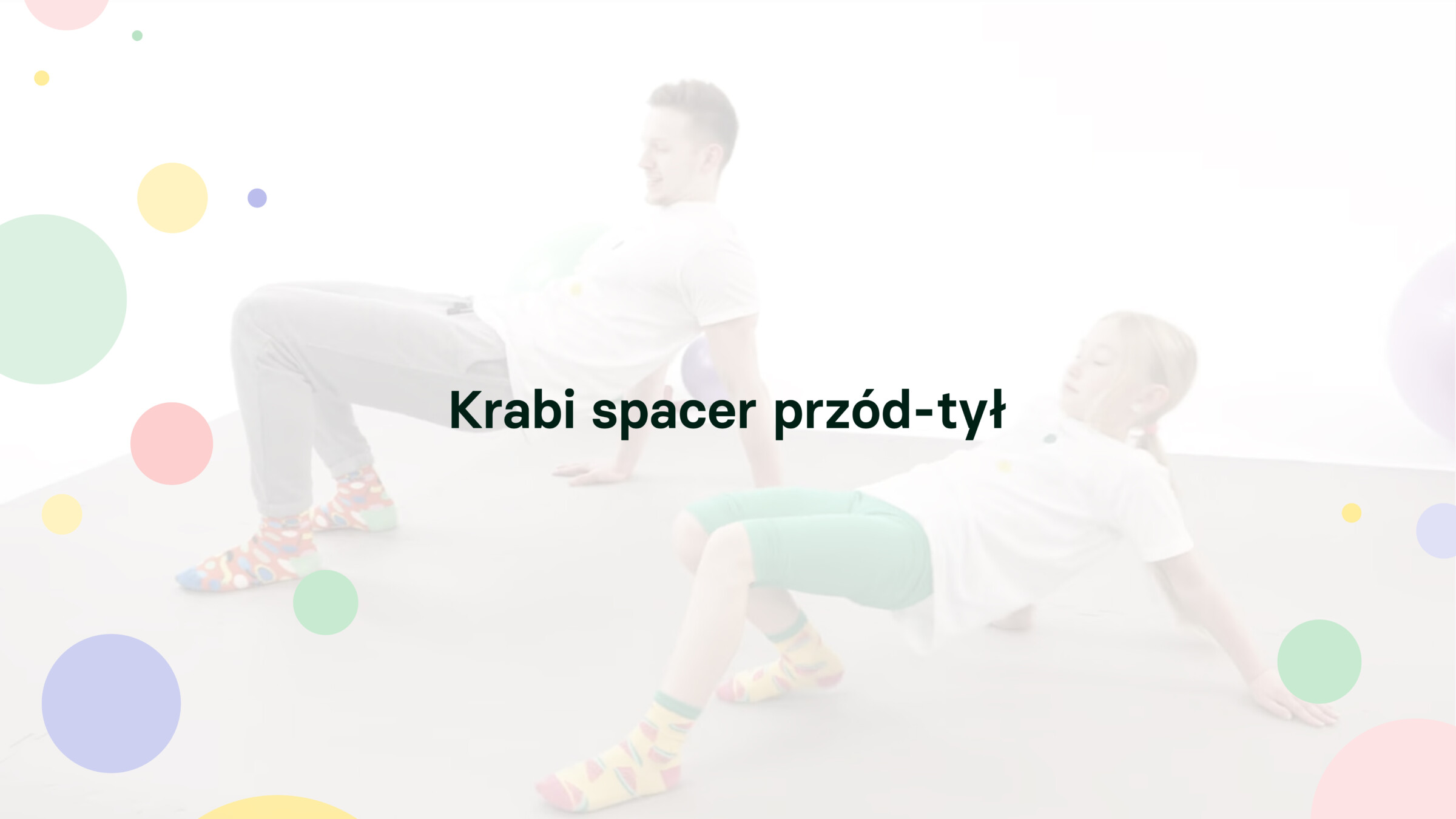 Zdjęcie ćwiczenia Krabi spacer przód-tył
