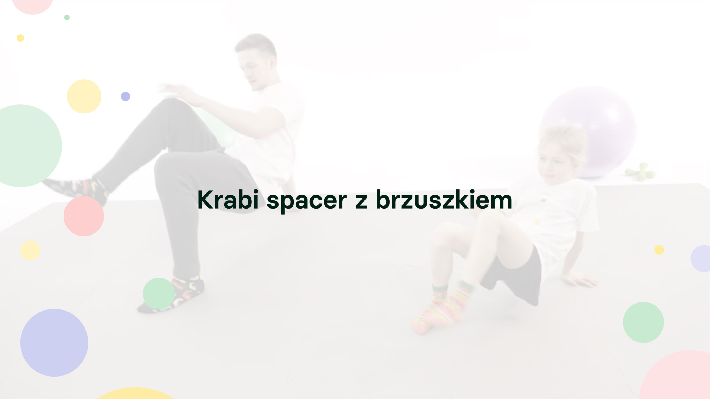 Zdjęcie ćwiczenia Krabi spacer z brzuszkiem