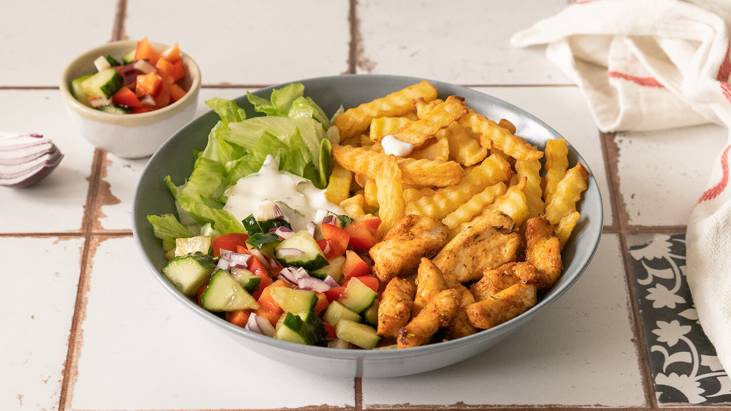 Gyros bowl Przepisy dietetyczne Centrum Respo