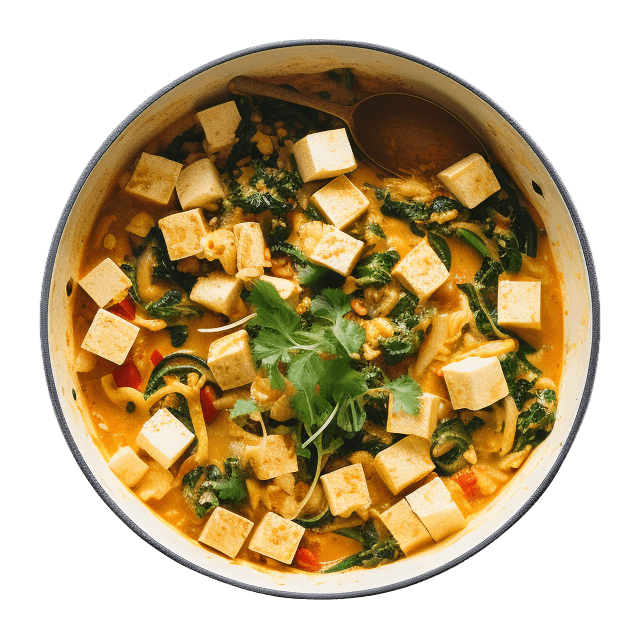 Jednogarnkowe danie z tofu