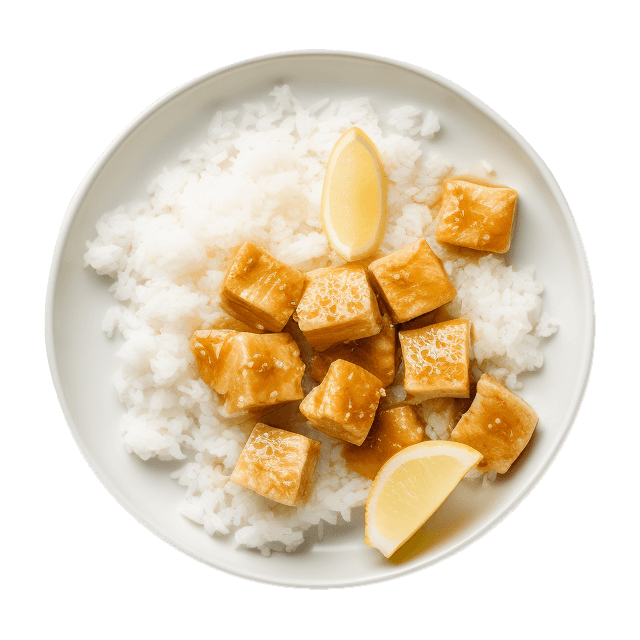 Tofu w cytrynowym sosie