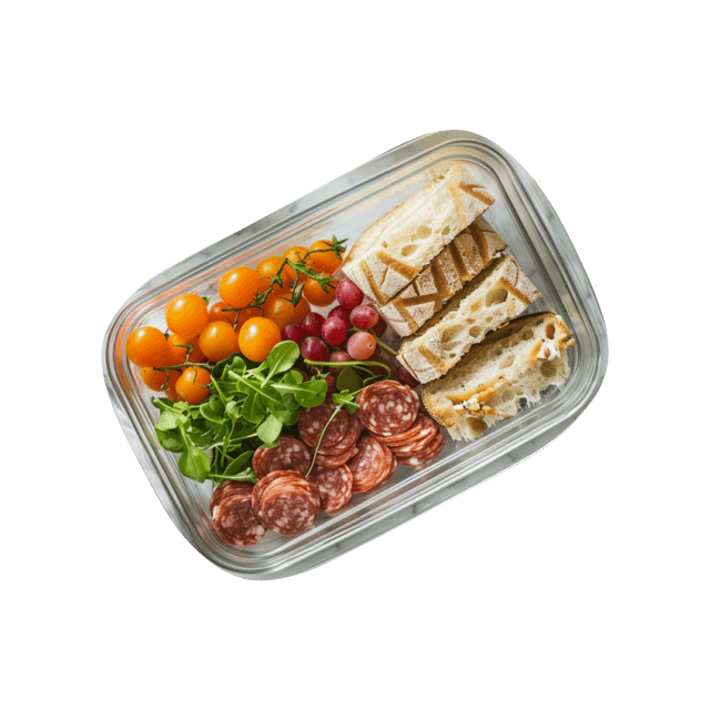 Lunchbox Bułka z salami
