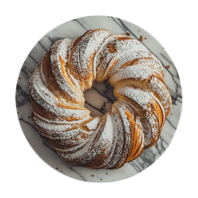 Świąteczna babka serowa