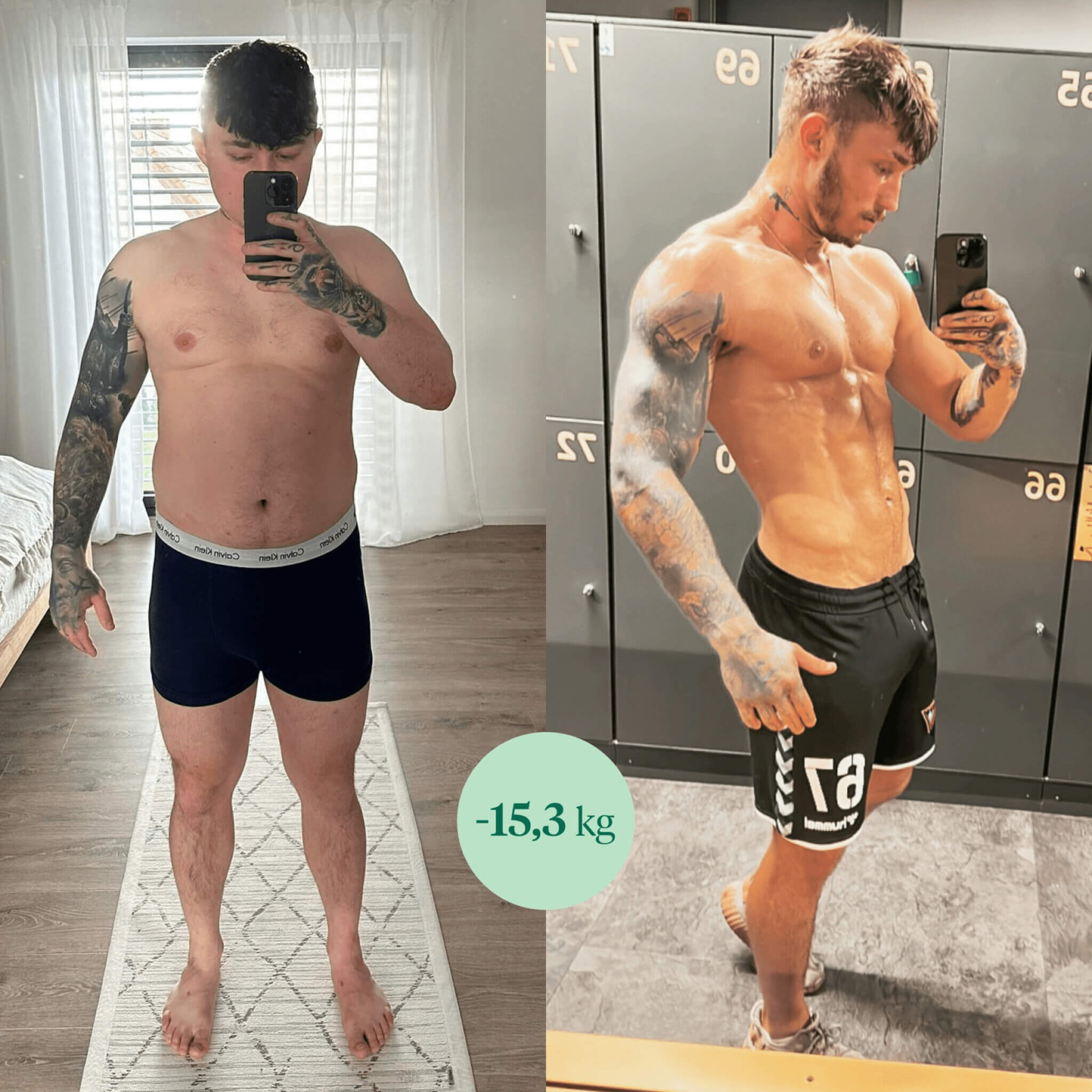 Metamorfoza Janka, który schudł z Respo 15 kg