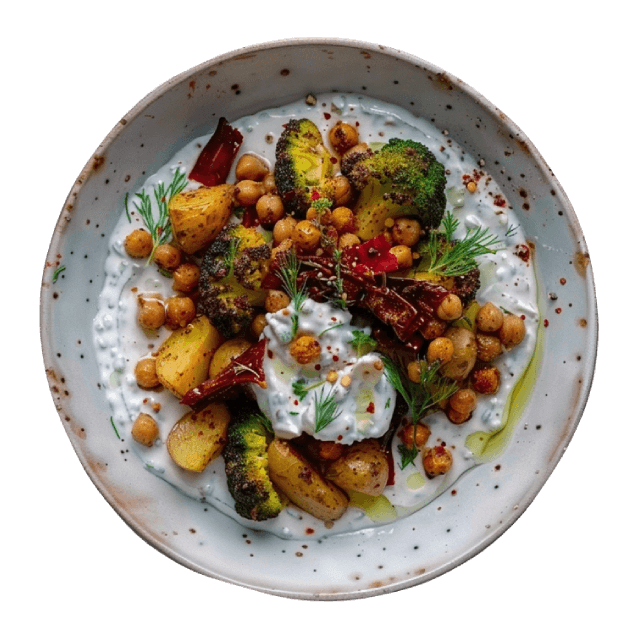 Śródziemnomorski tzatziki bowl