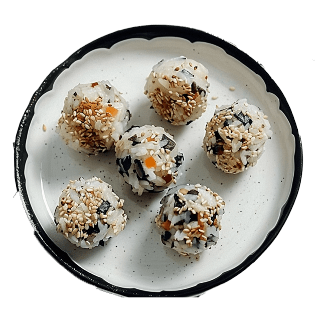 Kulki sushi z tuńczykiem