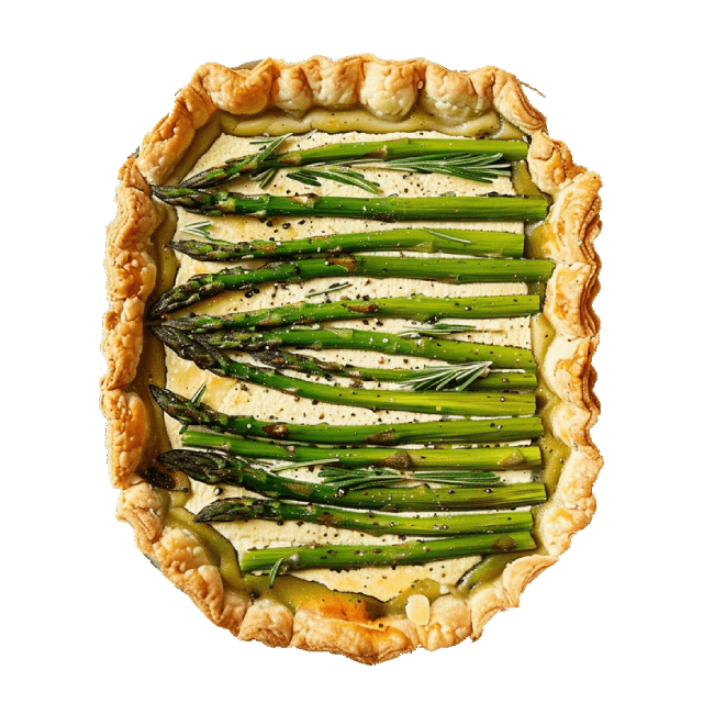 Tarta ze szparagami