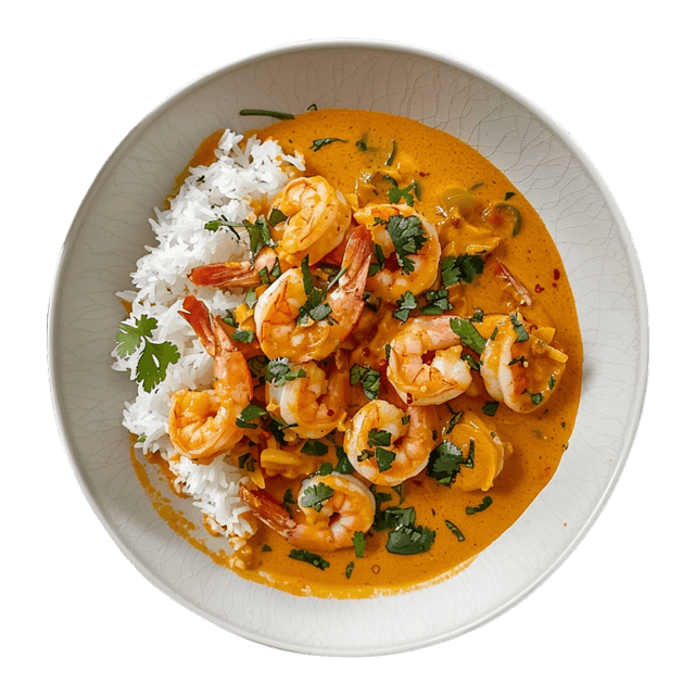 Curry z krewetkami
