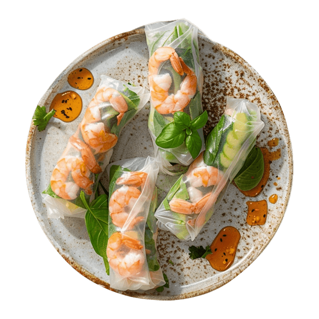 Spring rolls z krewetkami