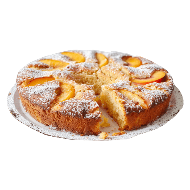 Ciasto na maślance z brzoskwiniami