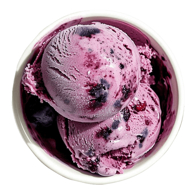 Lody jagodowe