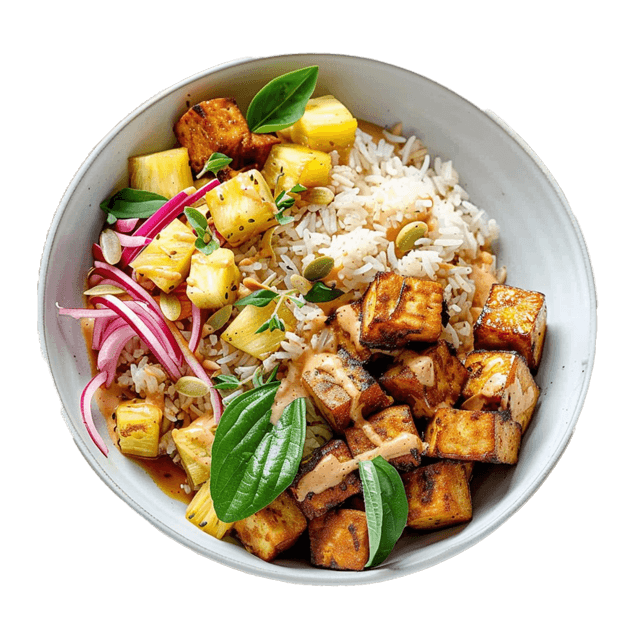 Tofu w hawajskim sosie huli huli