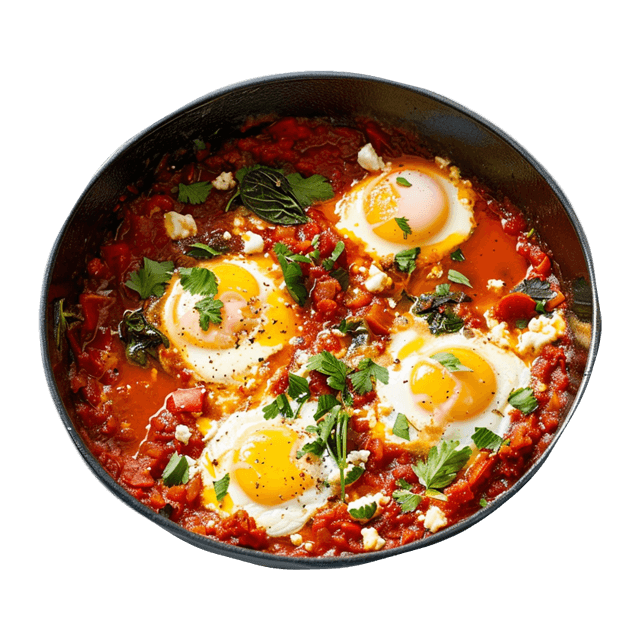Szakszuka z chorizo