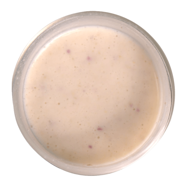 Kefir z brzoskwinią i orzechami