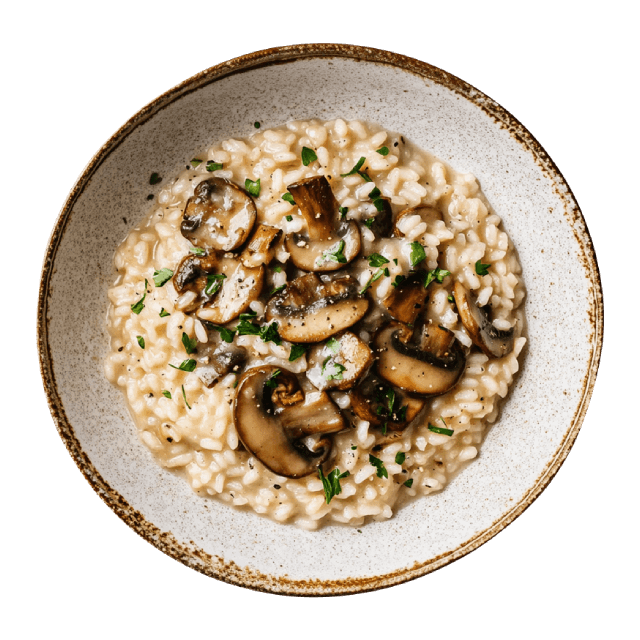 Risotto z grzybami leśnymi