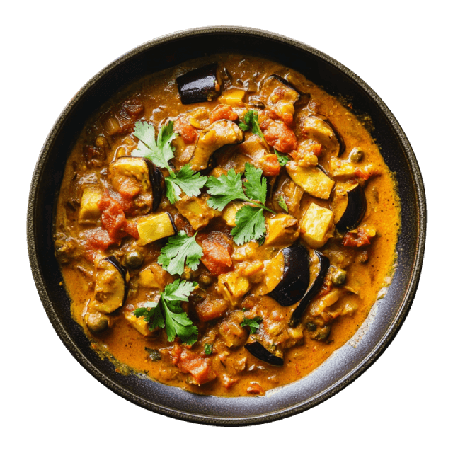 Curry z bakłażanem