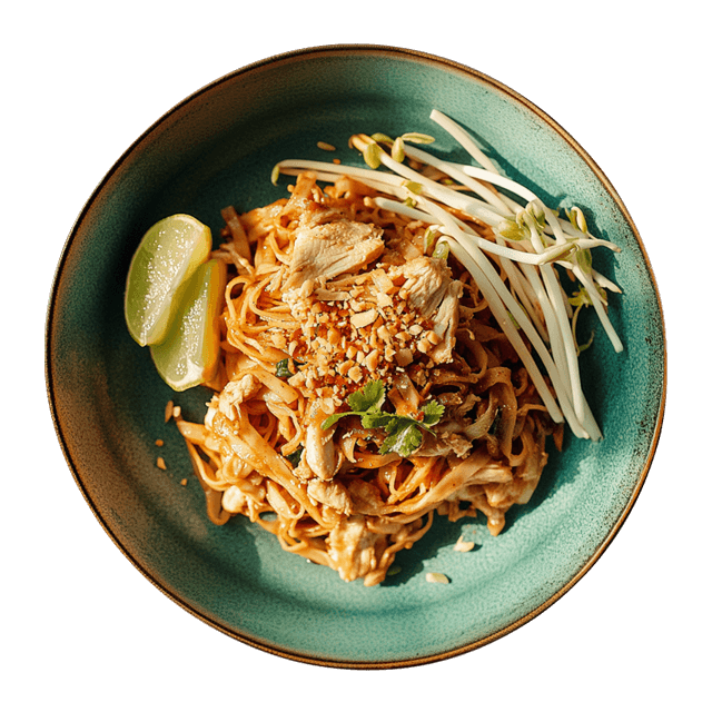 Pad thai z kurczakiem