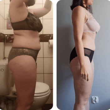 Metamorfoza - Justyna - widok z boku