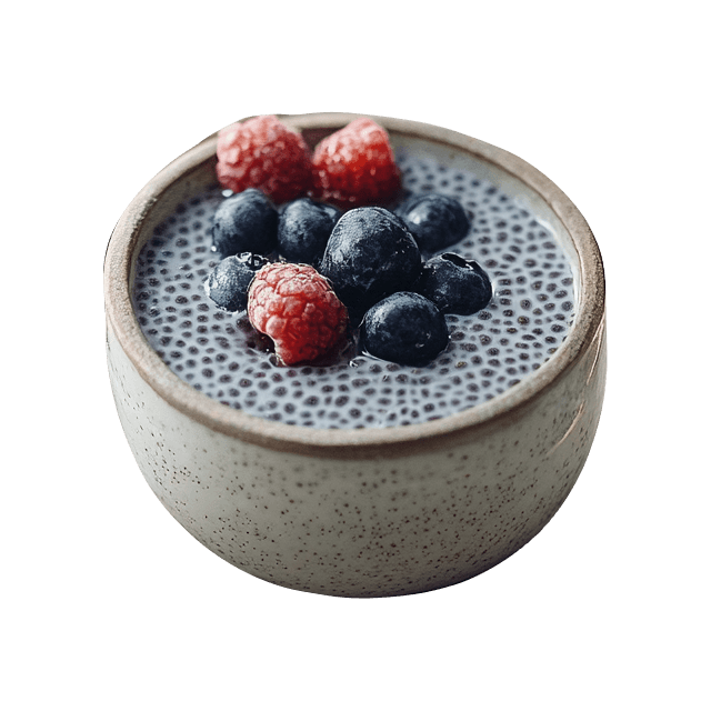 Pudding chia z odżywką białkową