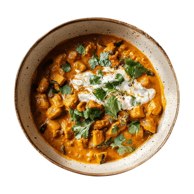 Wegańskie curry z ciecierzycą i seitanem
