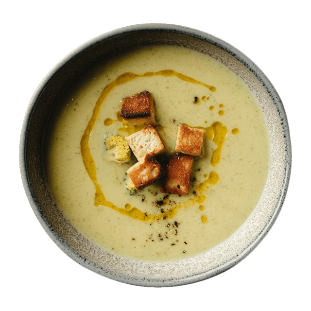 Zupa brokułowa z tofu