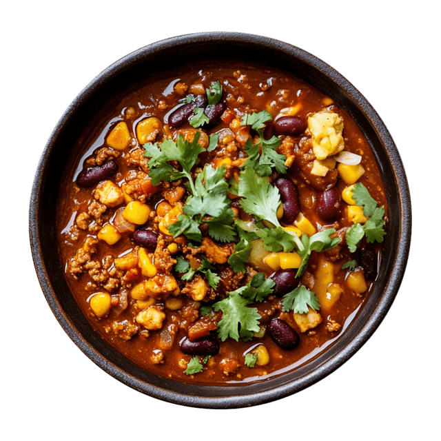 Chilli sin carne z tempehem i fasolą