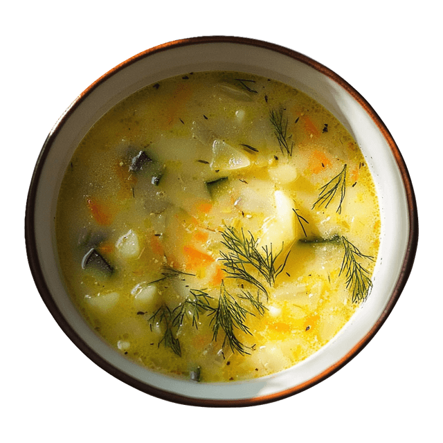 Wegańska zupa ogórkowa
