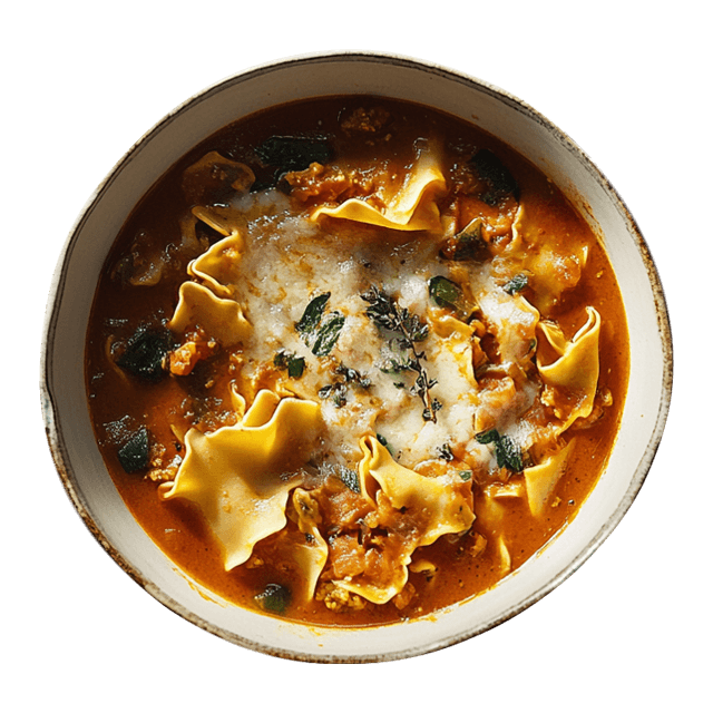 Wegańska zupa a la lasagne