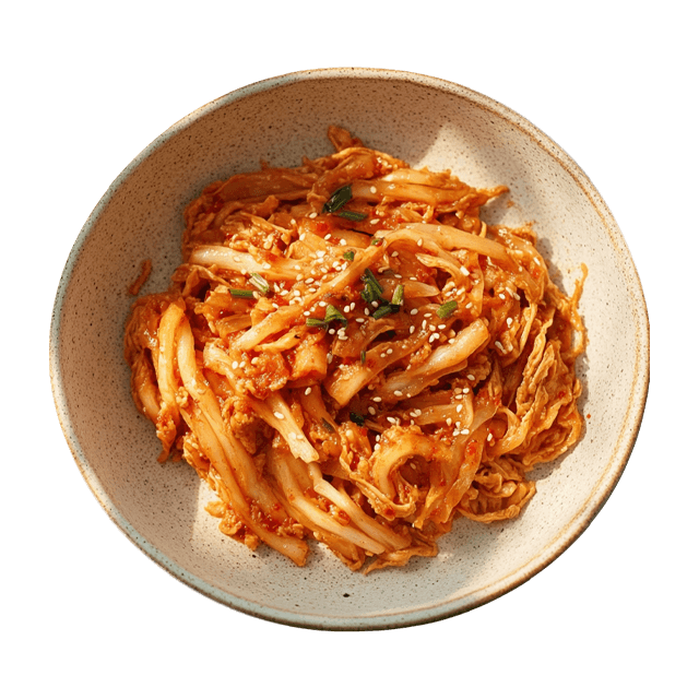 Noodle z kimchi i tempehem