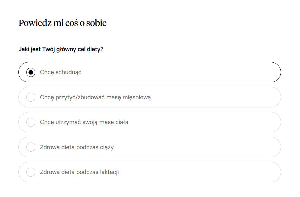 Cel diety Respo.