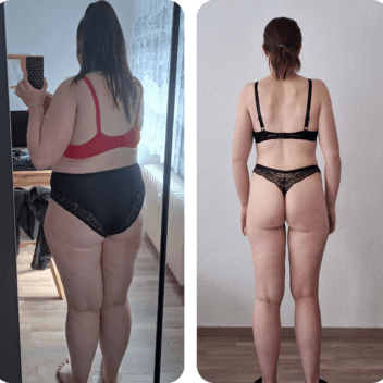 Metamorfoza - Aleksandra - widok z tyłu