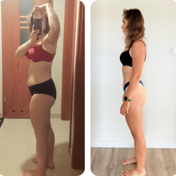 Metamorfoza - Karolina - widok z boku