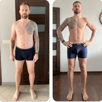 Metamorfoza - Sebastian - widok z przodu