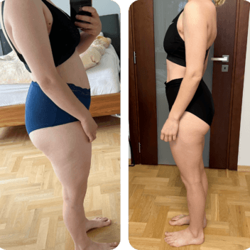 Metamorfoza - Paulina - widok z boku