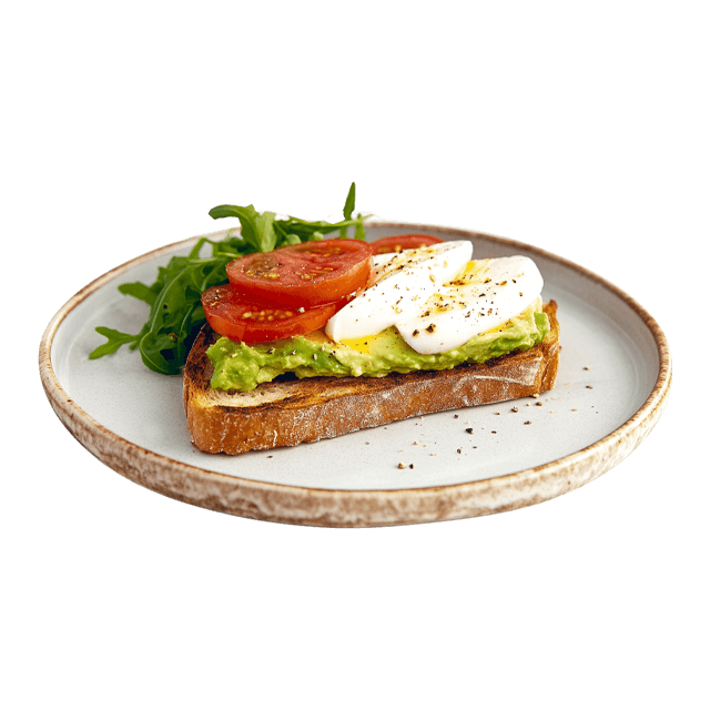 Kanapki z pastą z awokado i mozzarellą