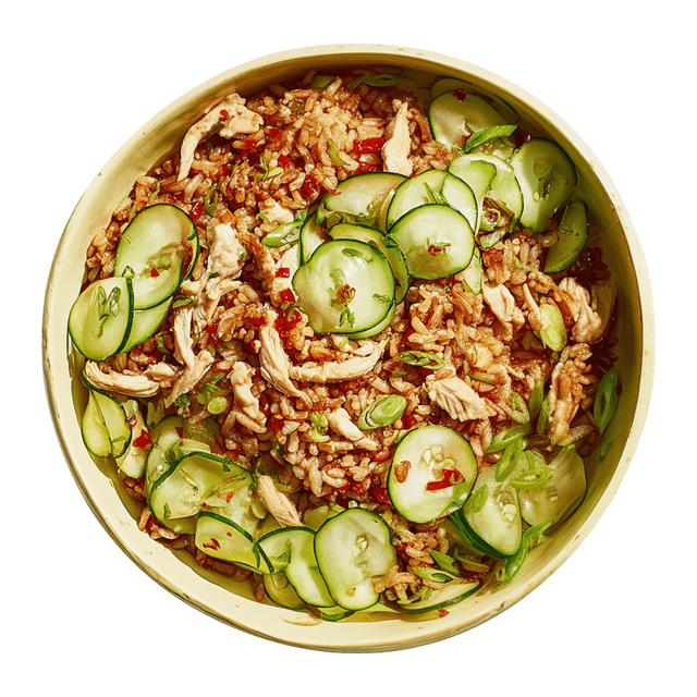 Sałatka crispy rice