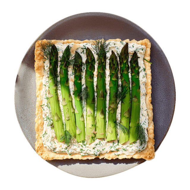 Mazurek ze szparagami