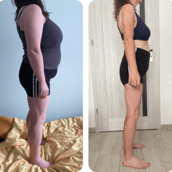 Metamorfoza - Joanna - widok z boku