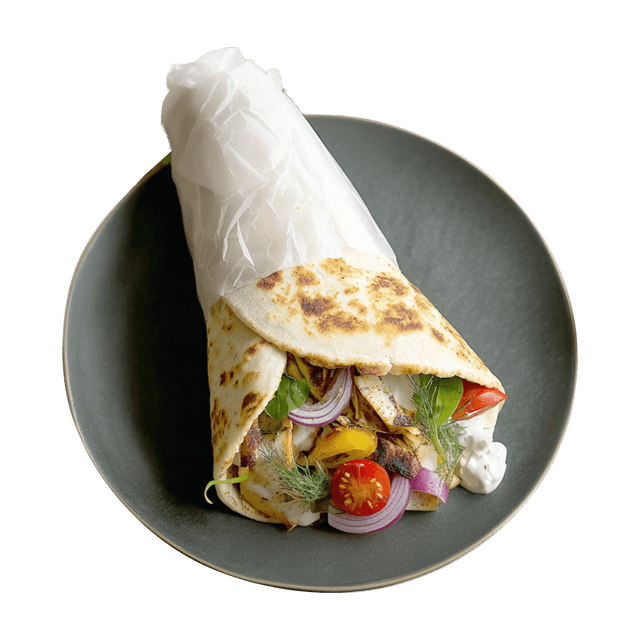Kebab z halloumi