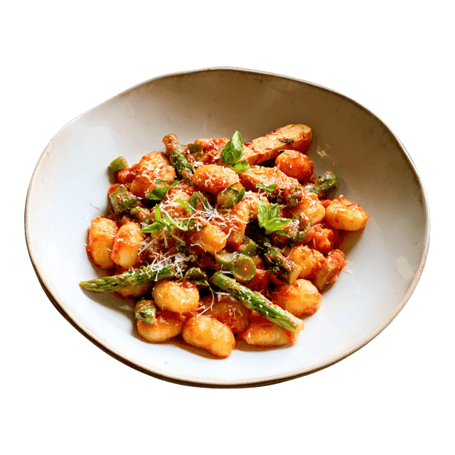 Gnocchi ze szparagami