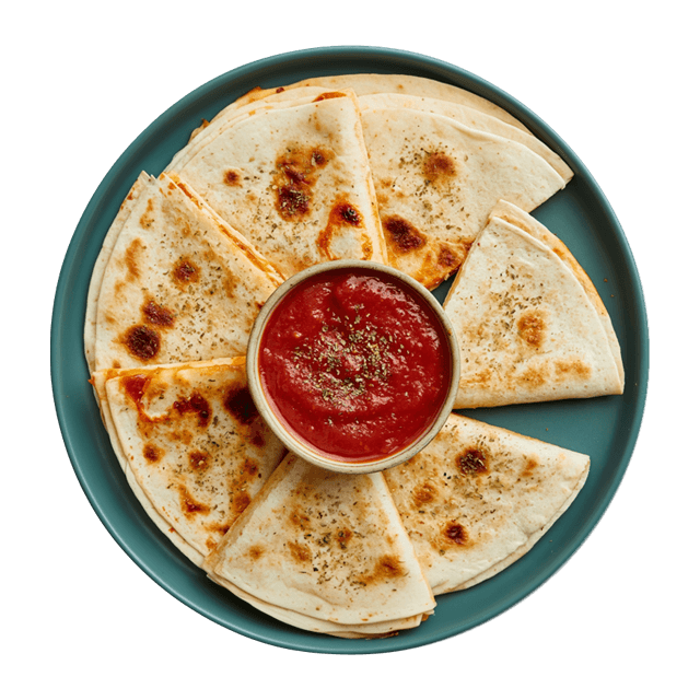 Quesadilla a la pizza